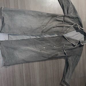 AKIRA Gray Trench Coat